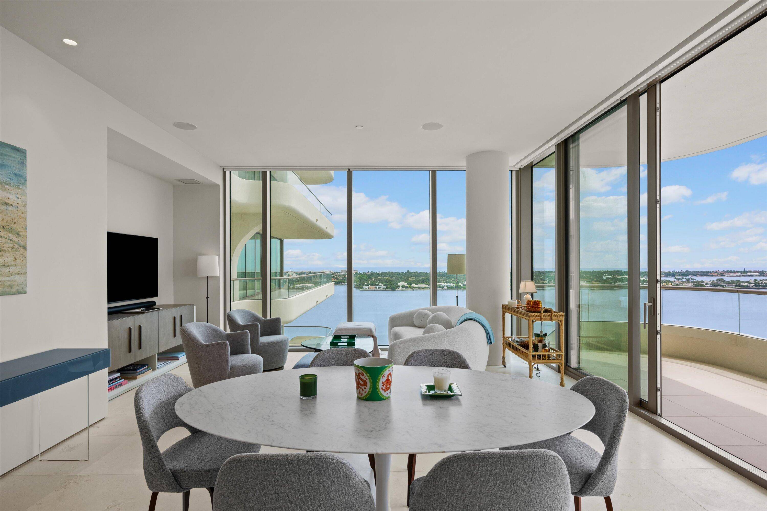 This brand new, fully furnished residence at La Clara is available for seasonal lease, offering breathtaking ocean and intracoastal views, exquisite limestone floors, and a stunning kitchen with Snaidero cabinets ...