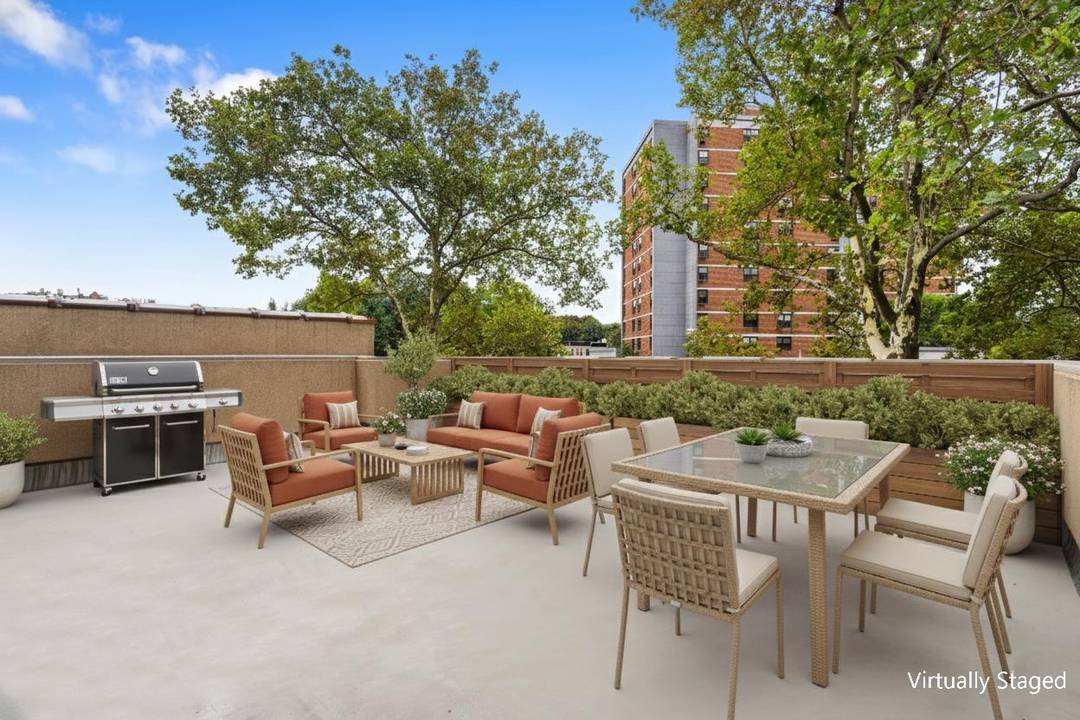 Welcome to Unit 2B, a rare 1 bedroom 1 bathroom home featuring a 709 sqft private patio perfect as your sun drenched oasis with plants, ambient string lighting, or entertaining ...