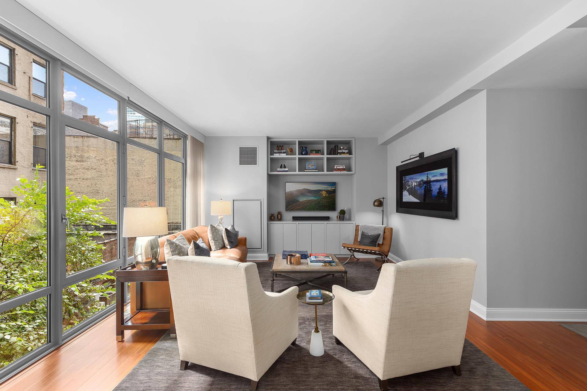 Stunning Tribeca Condo with Floor to Ceiling Windows and Designer Finishes This spectacular 2 bedroom, 2.