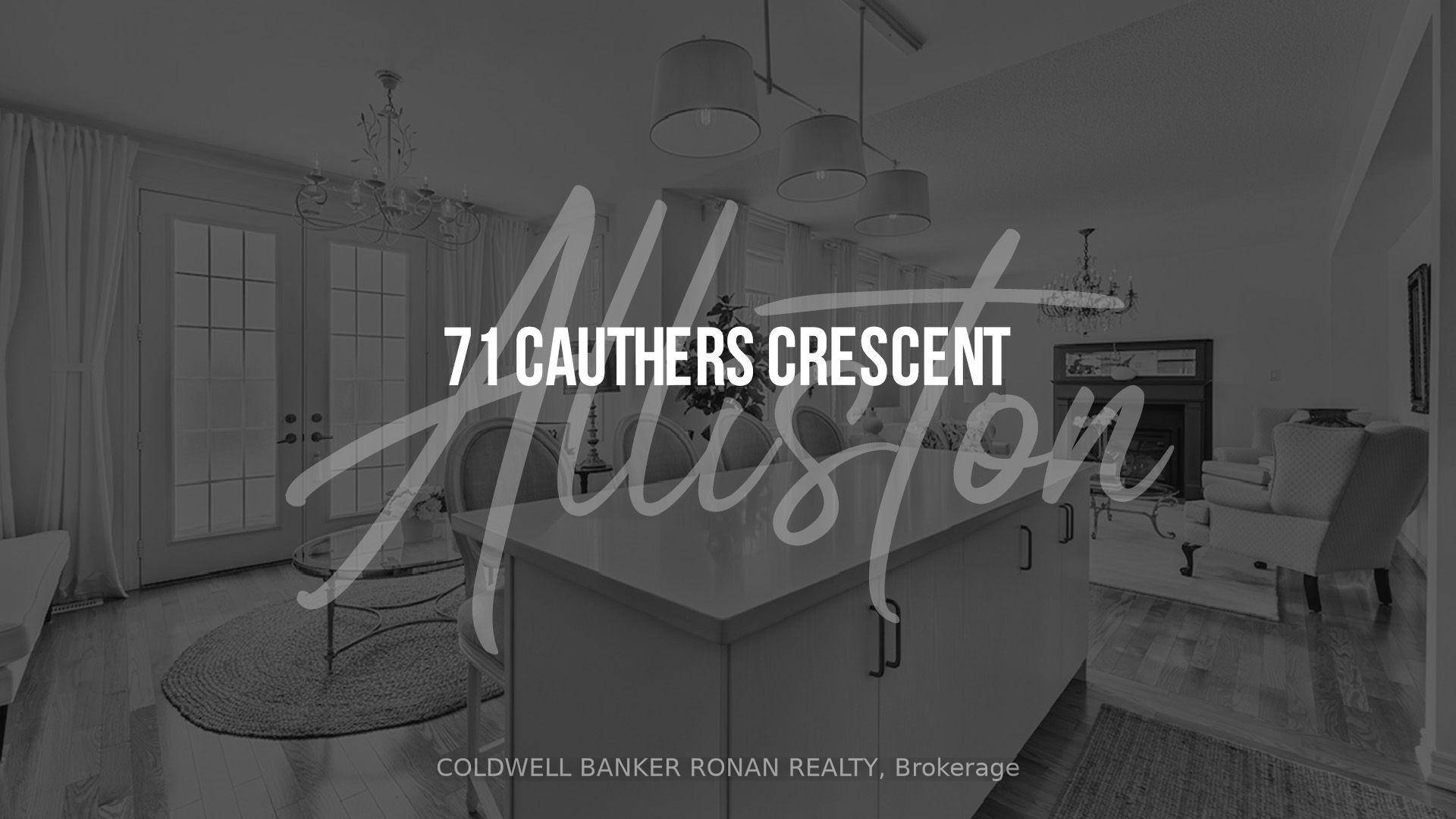 If You're Looking For A Spacious Multi Generational Home, Look No Further Than 71 Cauthers Crescent in Alliston's Treetop Community !