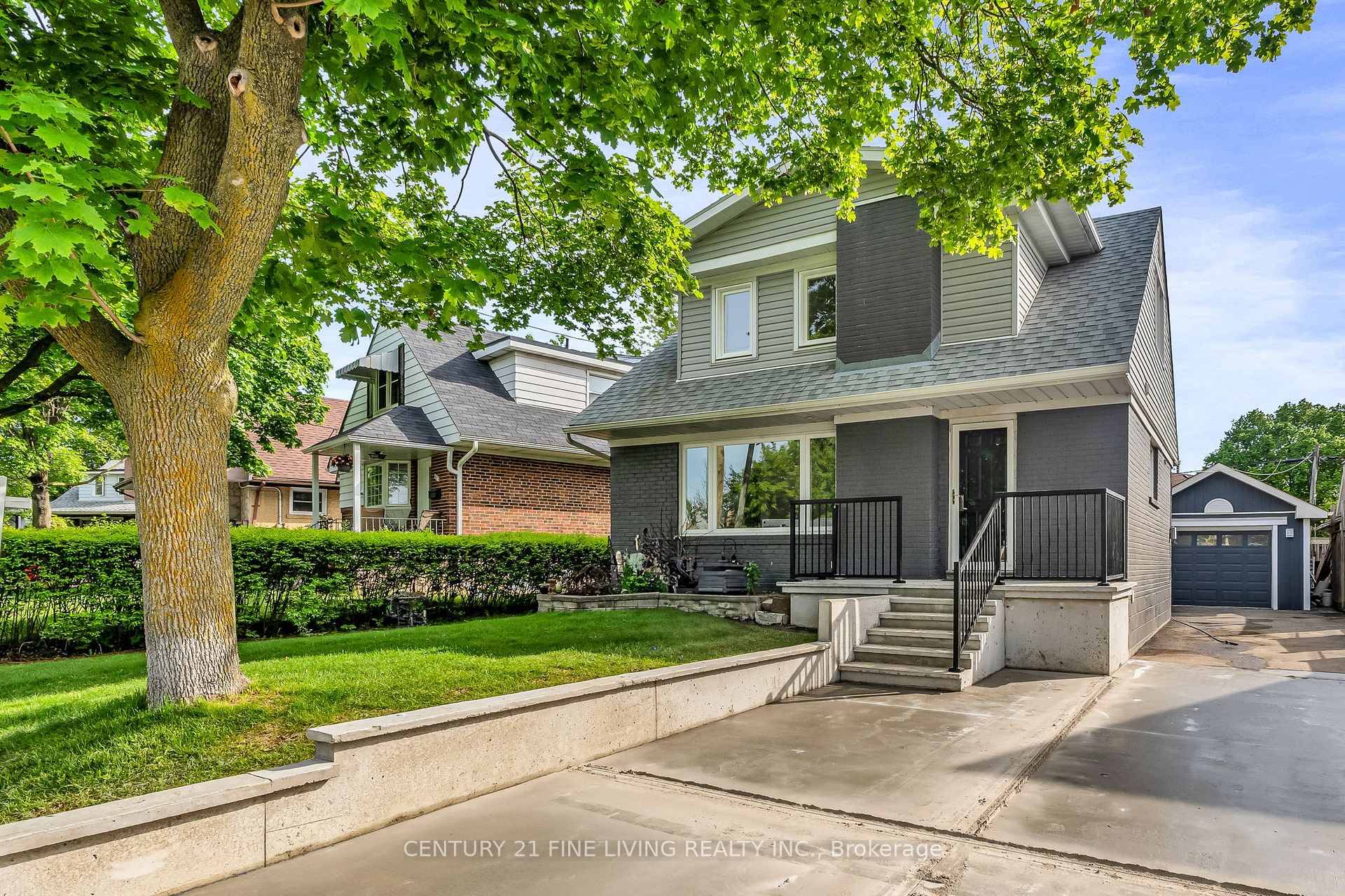 Located in a super family friendly neighbourhood, this perfect starter home is significantly updated with uber bright refined living spaces.