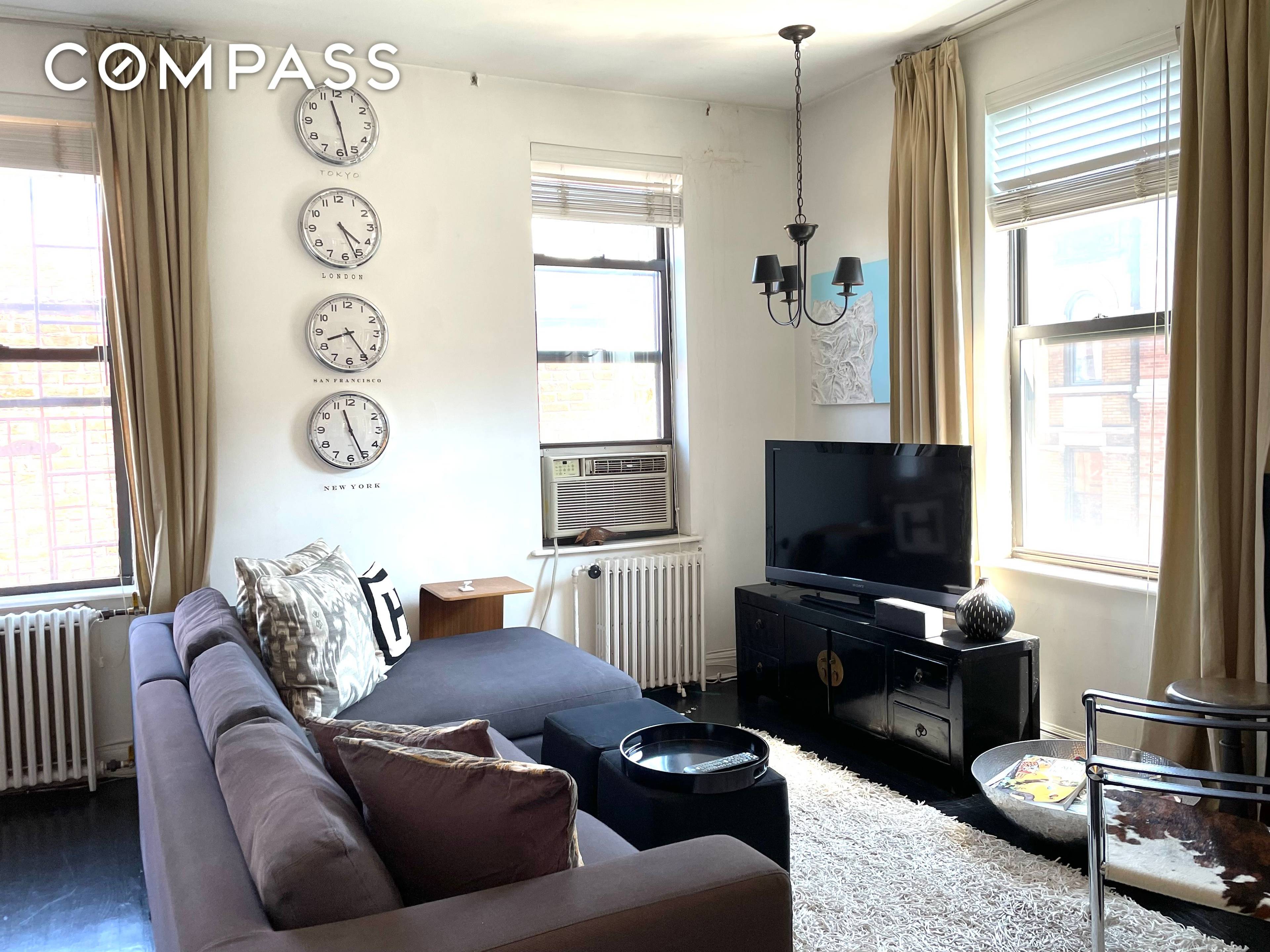 Fully furnished one bedroom, available for a flexible lease term.