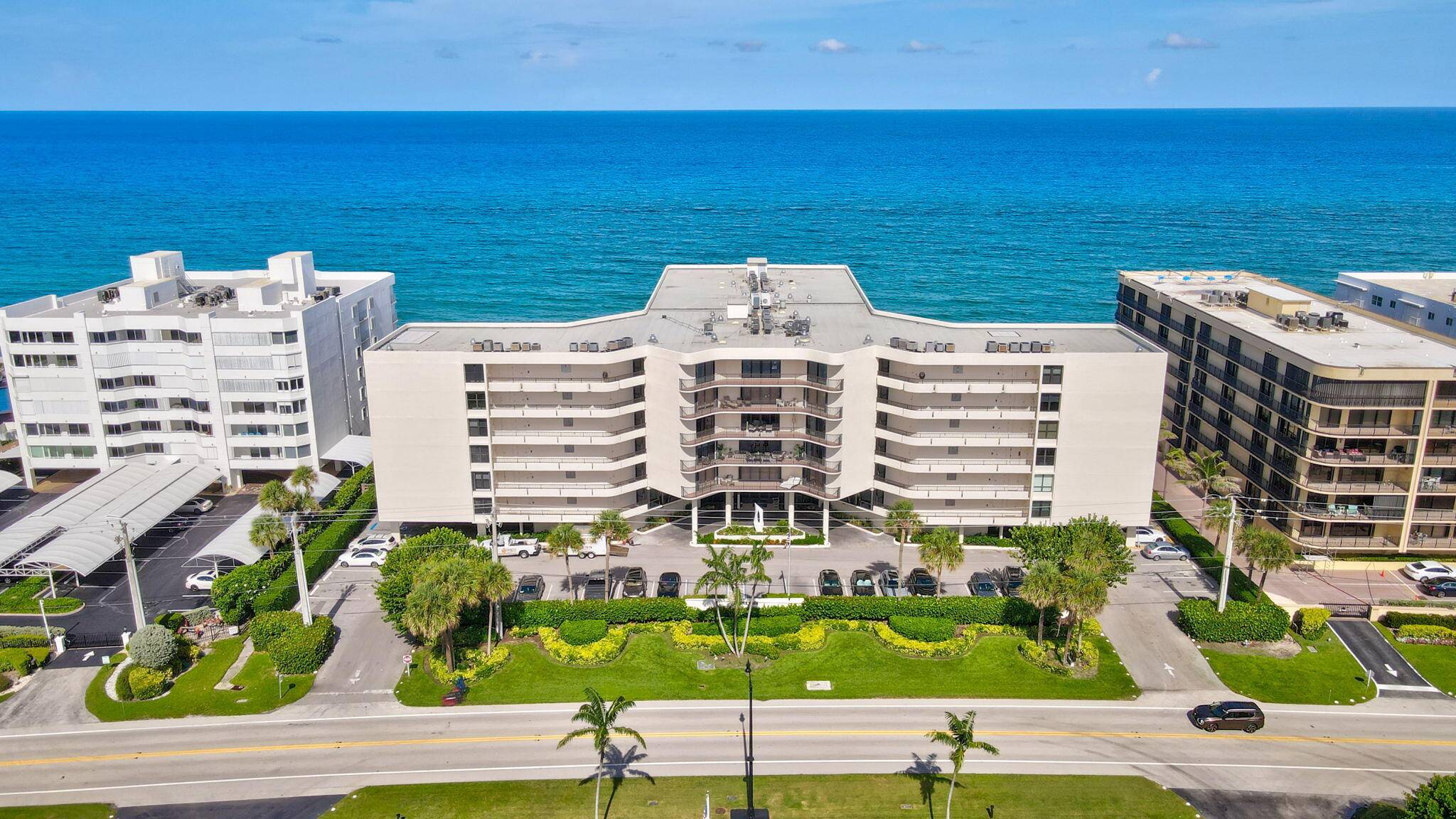 Welcome to a rare opportunity to own a stunning 3 bedroom, 2 bath penthouse condo on the ocean !