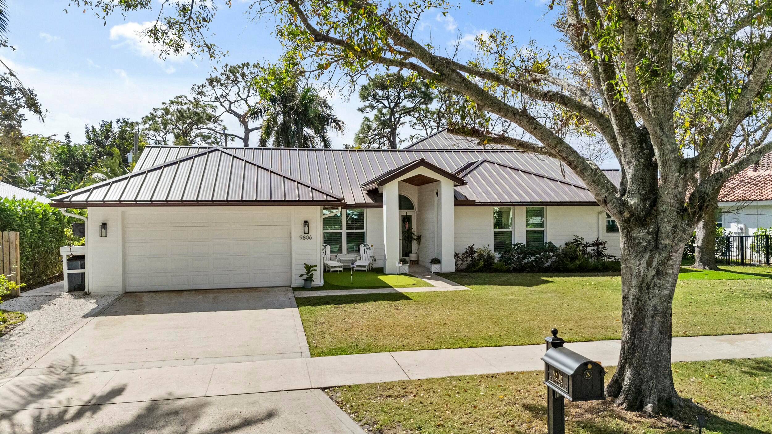 Six bedrooms including two primary suites and four full bathrooms at this renovated inside and out, 3, 490 sqft home in Tequesta !