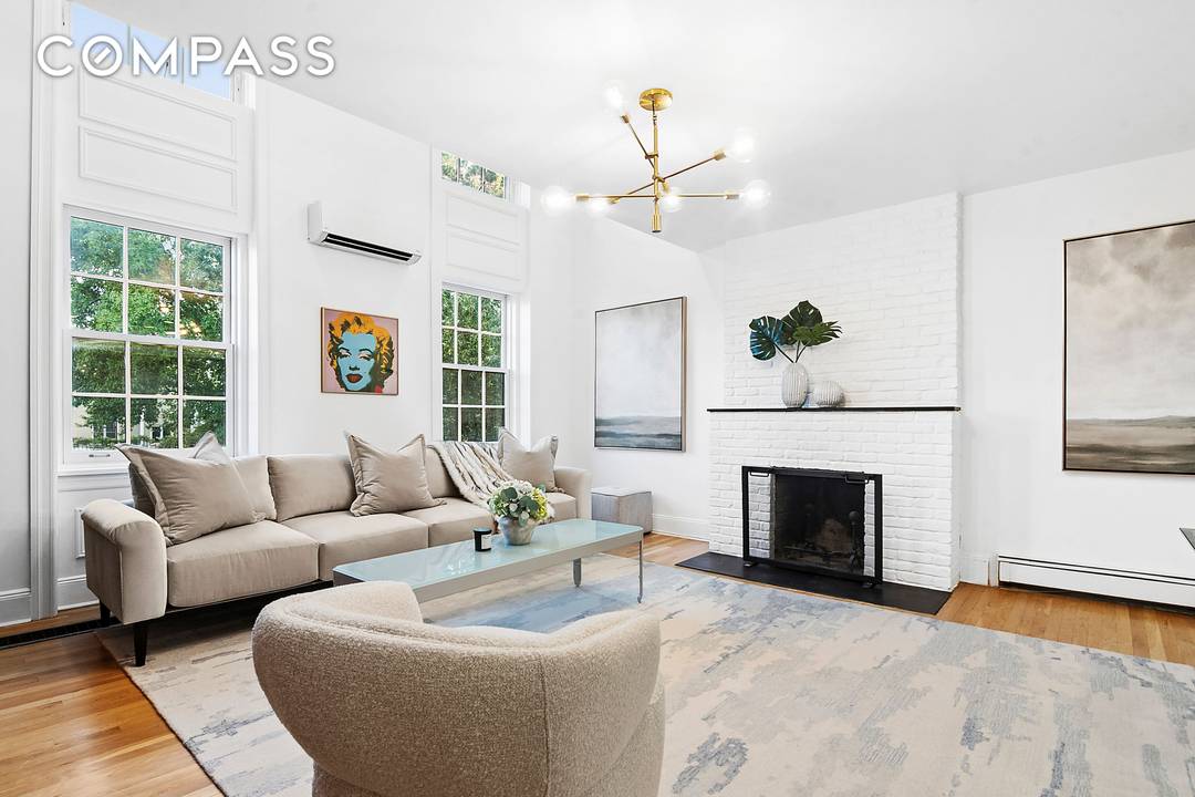Welcome to this exceptional three bedroom duplex in a 25 foot wide Cobble Hill townhouse on a charming tree lined street.