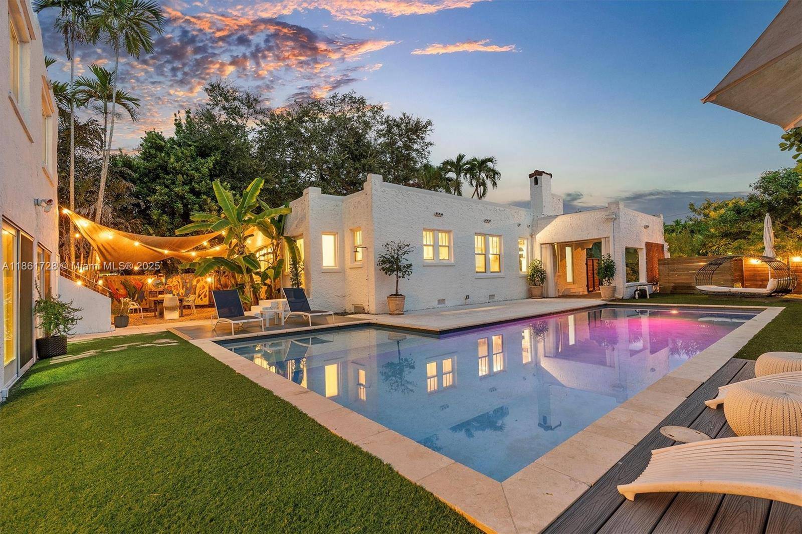 Welcome to Casa Del Sol, a charming Mediterranean Revival home in Biscayne Park.
