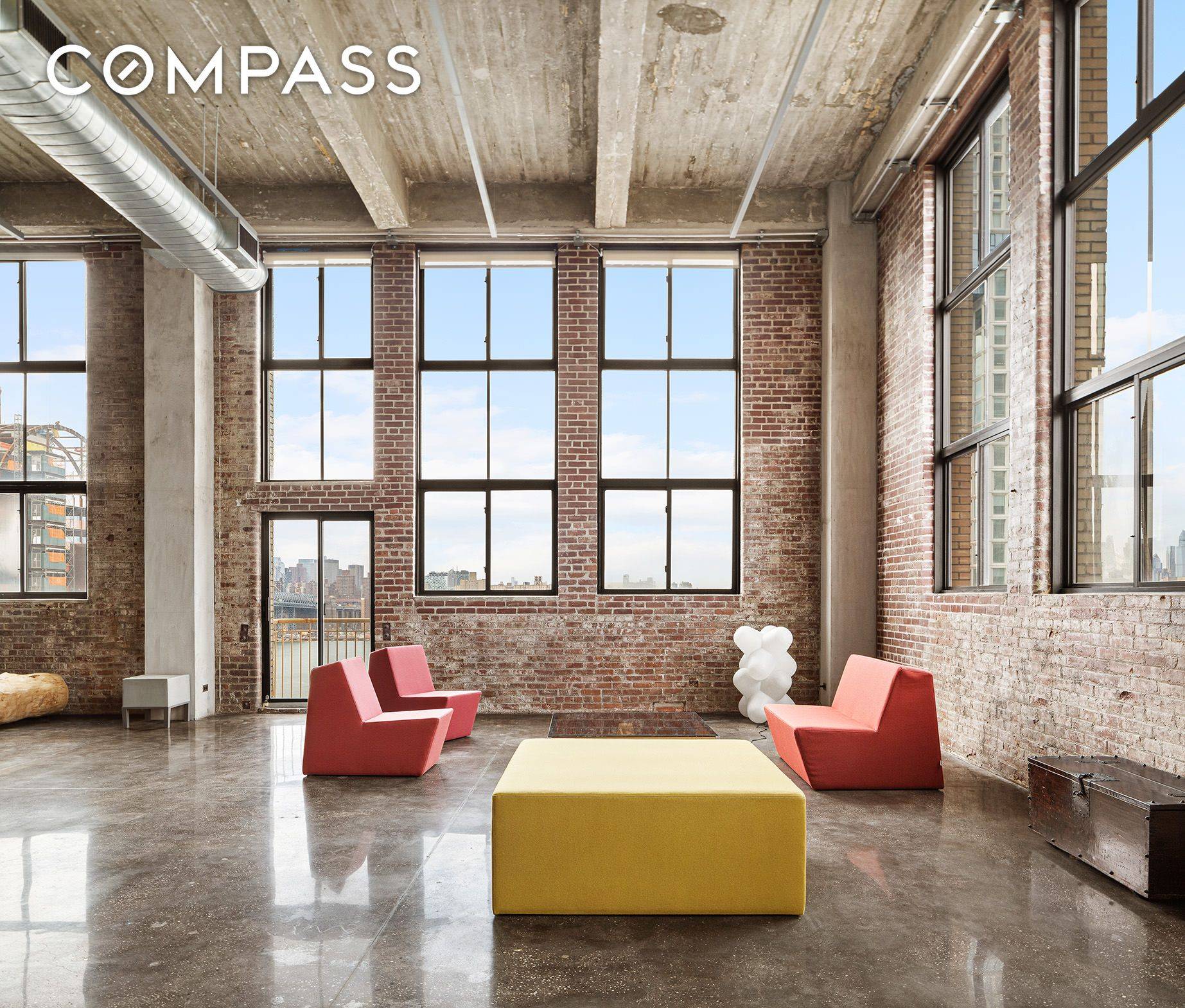 Residence 6J, having just undergone a full gut renovation is the only layout of its kind at 330 Wythe.