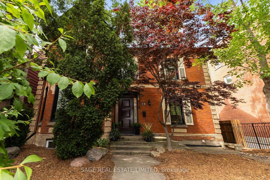 14 Halton Street A Rare, Renovated Detached Gem in the Heart of Trinity BellwoodsWelcome to 14 Halton Street, an iconic detached red brick beauty tucked behind a private gate on ...