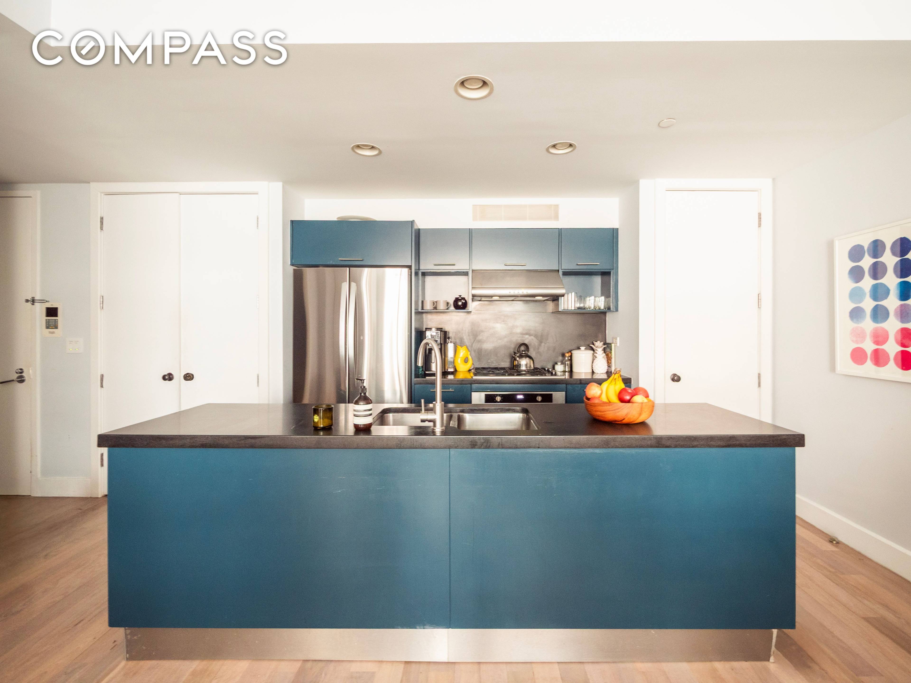 This renovated and well proportioned two bedroom, two bathroom home at The Nexus offers 1, 071 square feet of thoughtfully designed living space in the heart of DUMBO, complete with ...