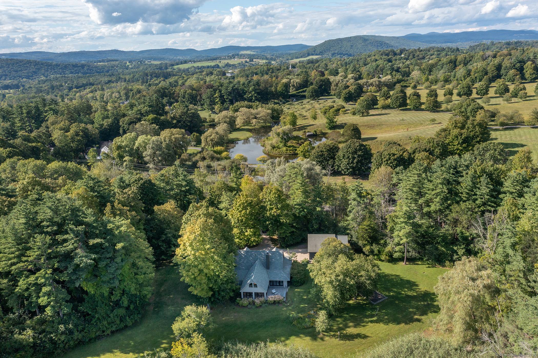 Contemporary elegance on one of Sharon's most prestigious addresses.
