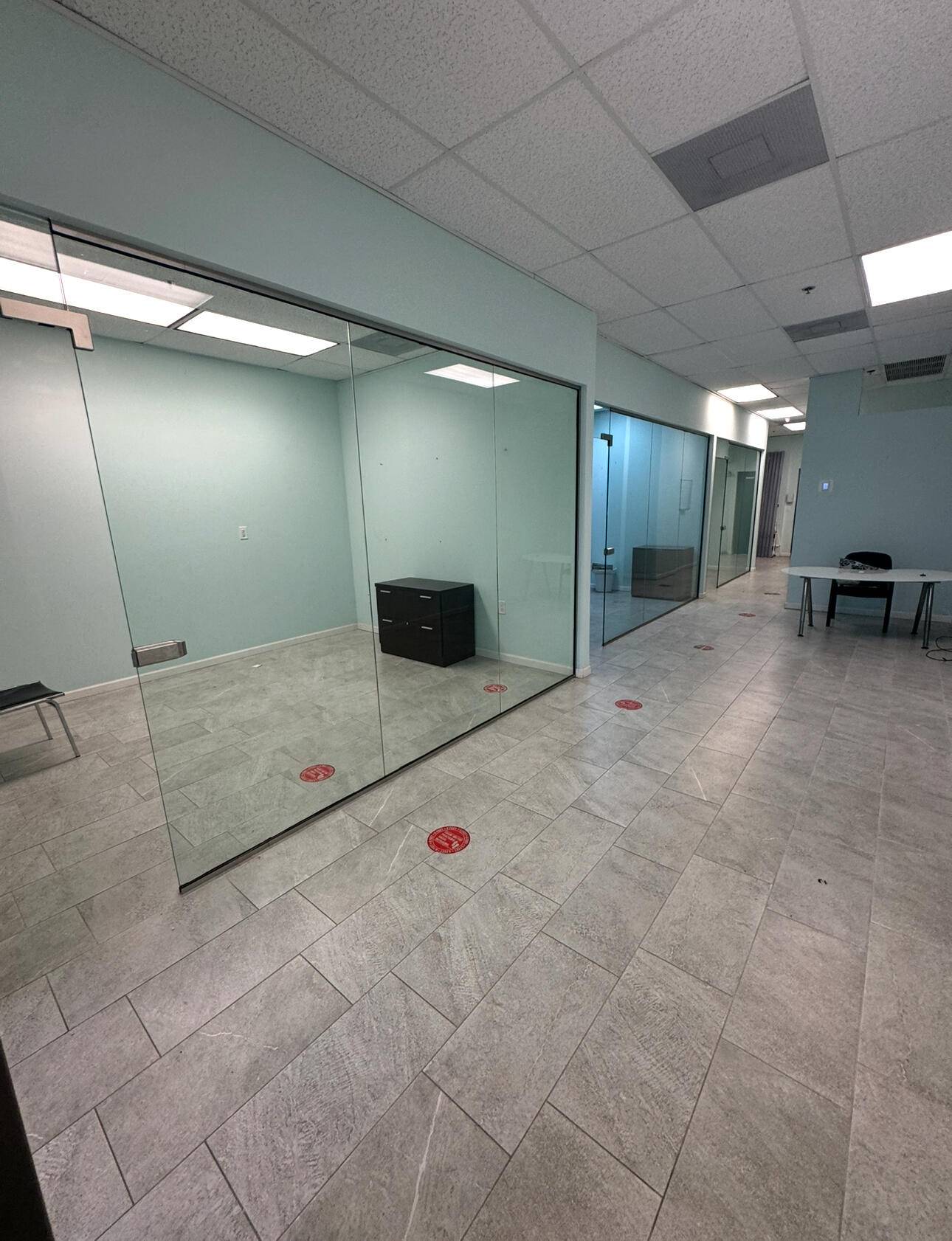 1300 Sf. Was setup up as an insurance office and real estate office previously.