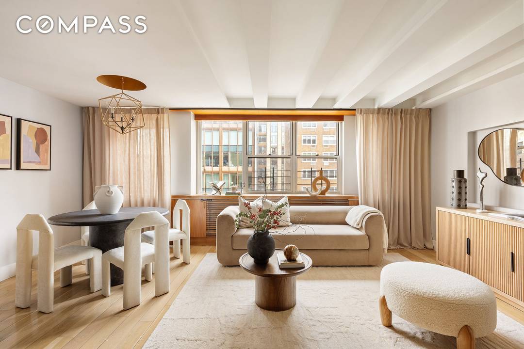 Located in the coveted Gramercy Park neighborhood, this three bedroom, two bathroom home offers a rare opportunity to live with exclusive Key access to Gramercy Park.