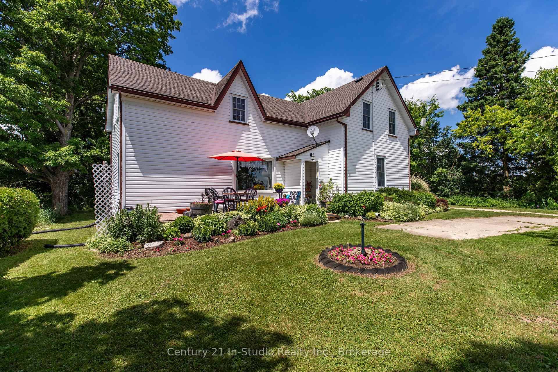 Situated on approximately 47 acres of fertile farmland, this 1.