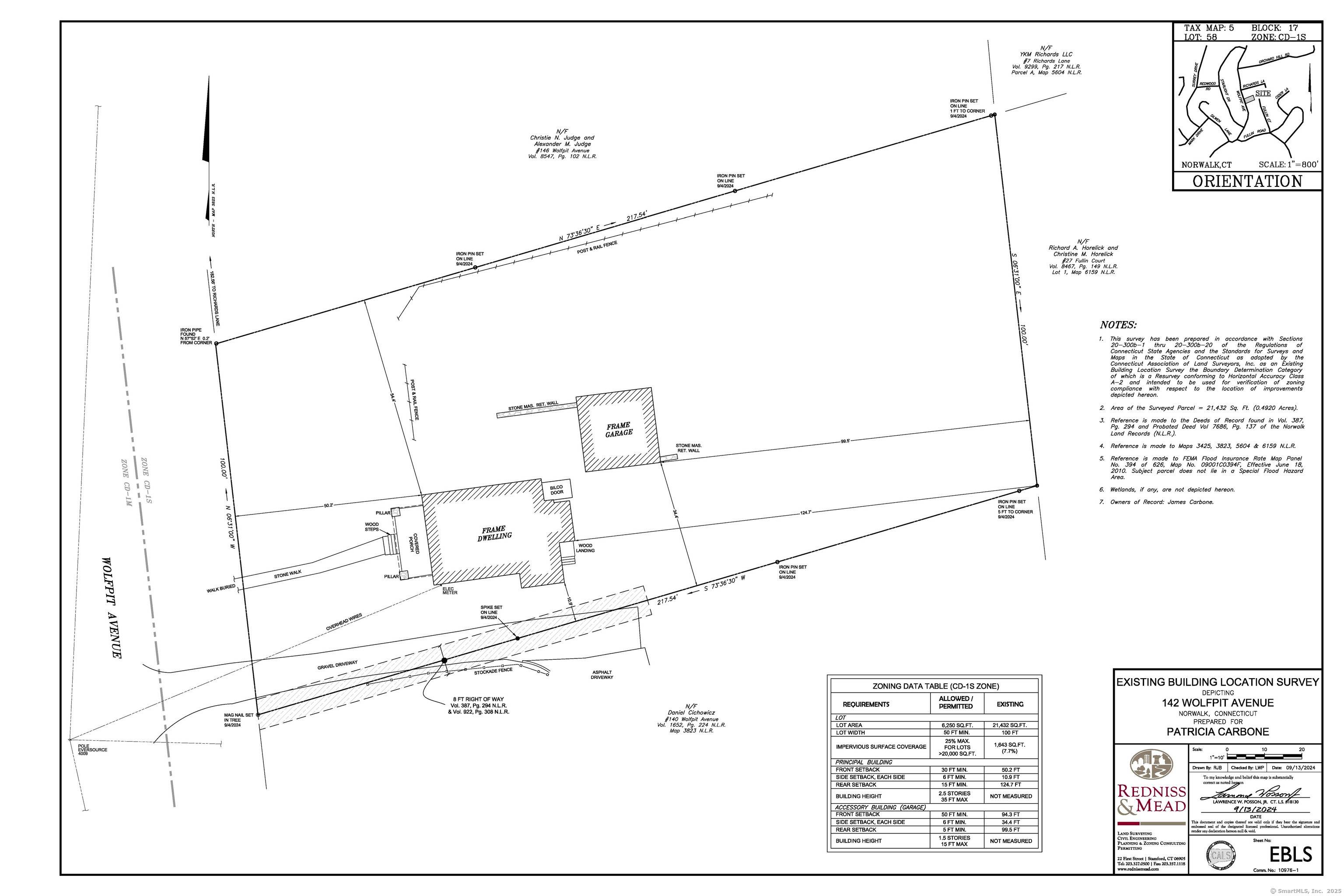 Double Lot Unbelievable opportunity to build your dream home or subdivide into two parcels possibilities are endless at 142 Wolfpit Avenue.