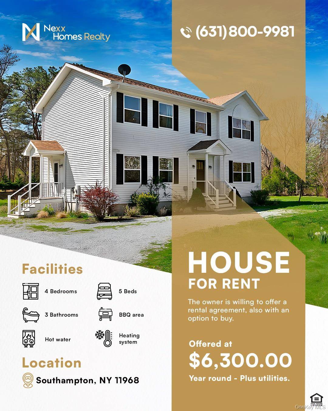 Single family home available to rent.