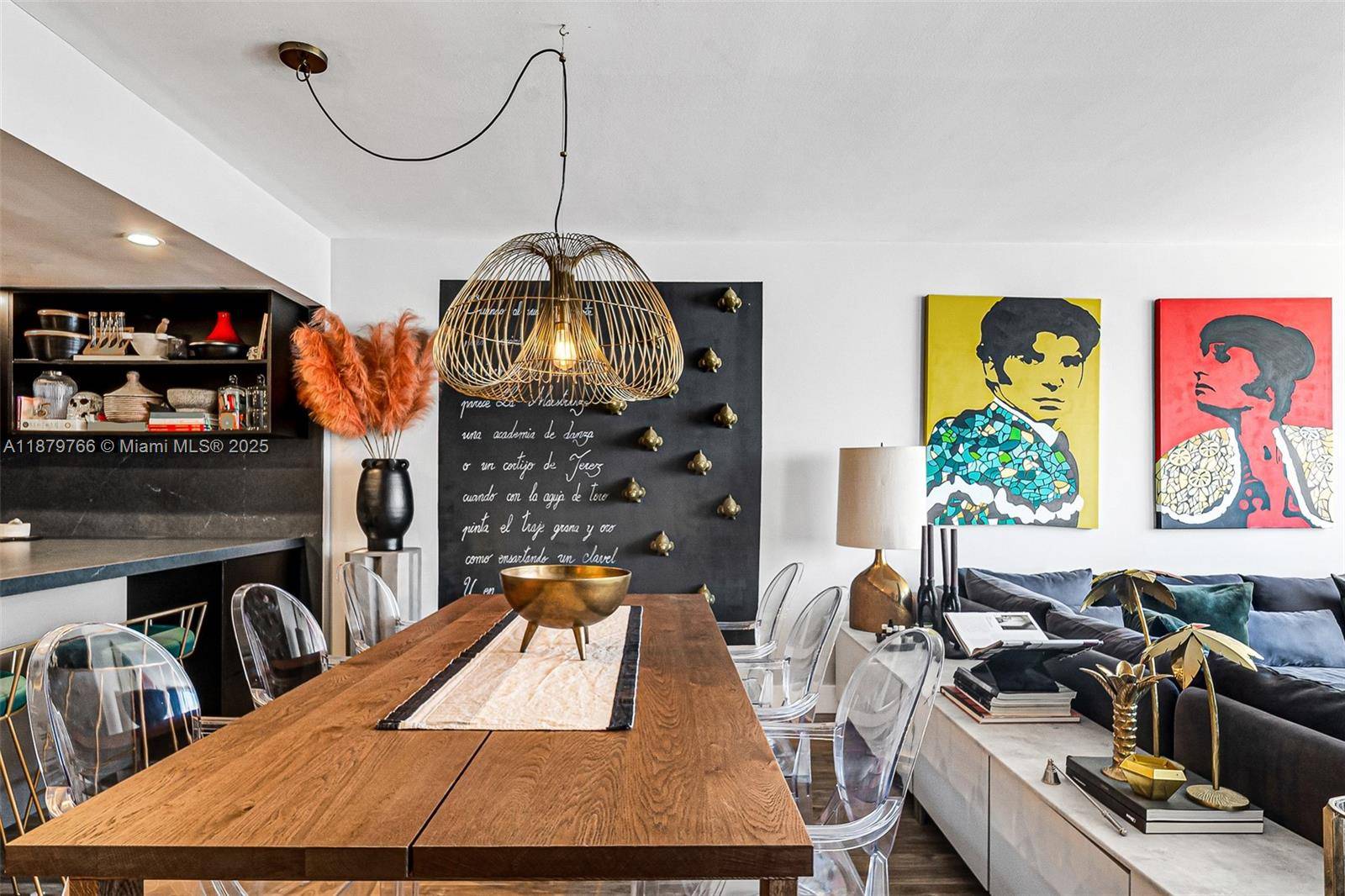 Beautiful 2BD 2BA residence in an iconic Morris Lapidus building on Millionaire s Row.