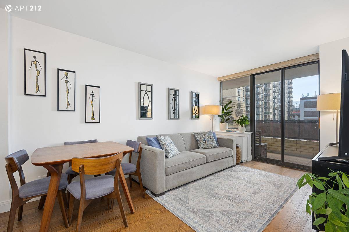 Rarely Available Renovated Corner One Bedroom with Private Wrap Around Terrace and bonus office or nursery space !