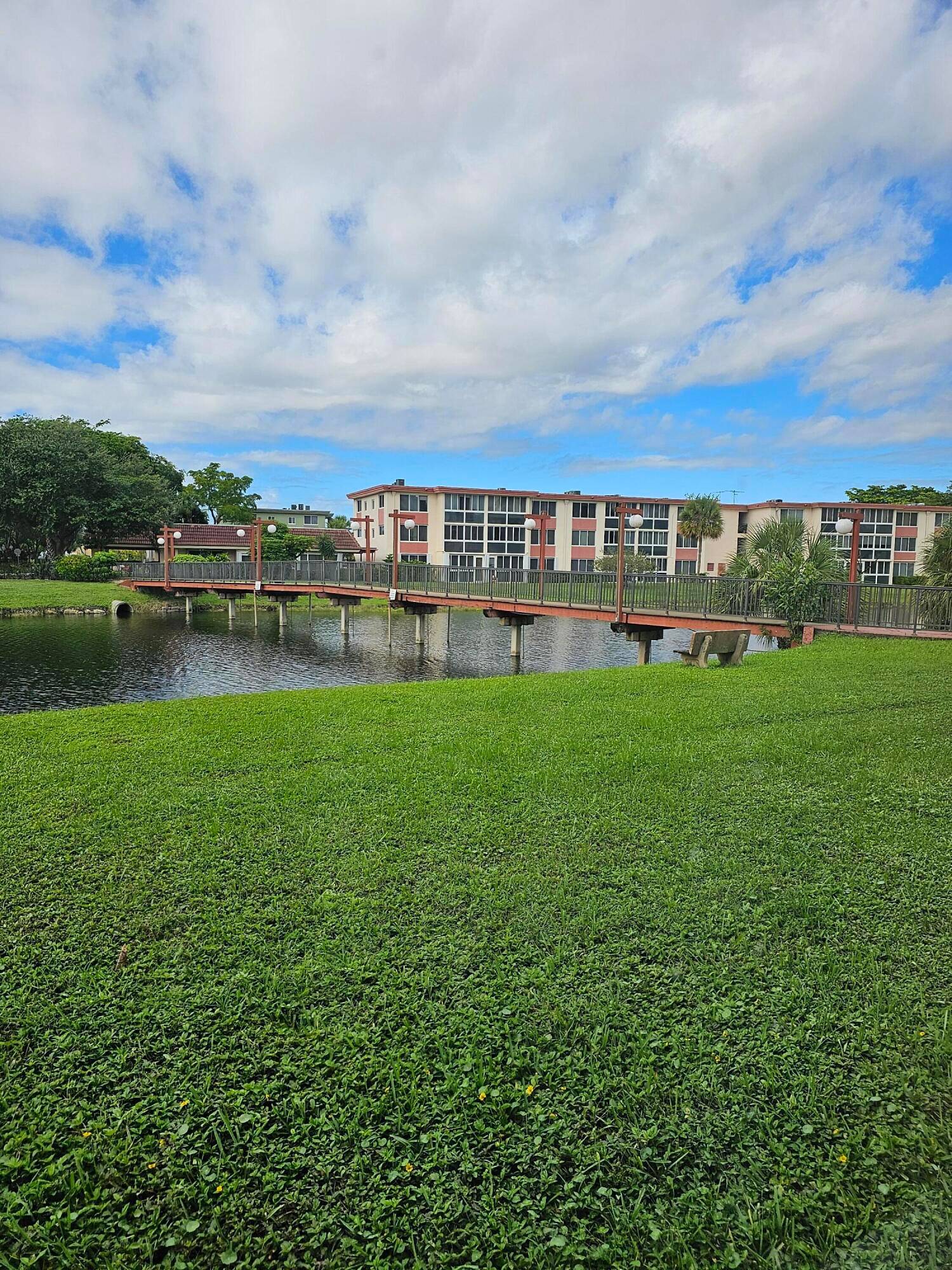 Beautiful first floor waterfront condo with 2 bedrooms and 2 full bathrooms.