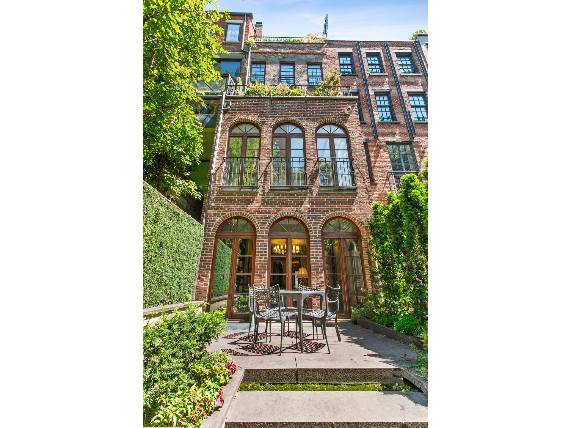 One of a kind limestone townhouse.