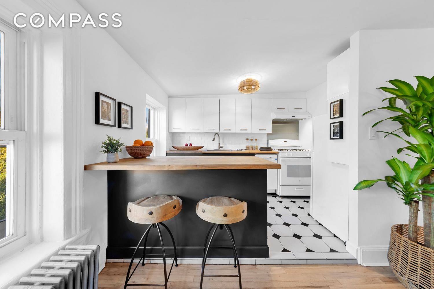 A Sunlit Top Floor Haven with Private Roof Rights in Carroll Gardens Bathe in sunlight and classic Brooklyn charm from this top floor, two bedroom sanctuary perched atop a quintessential ...