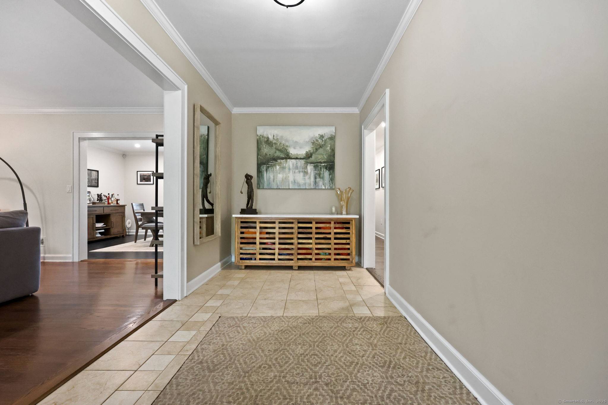 Set back from the road, this inviting 4 bedroom ranch sits on one level acre in a great location.