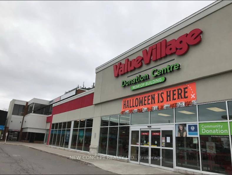Fully tenanted commercial plaza with many anchors like Shoppers, Value Village, St.
