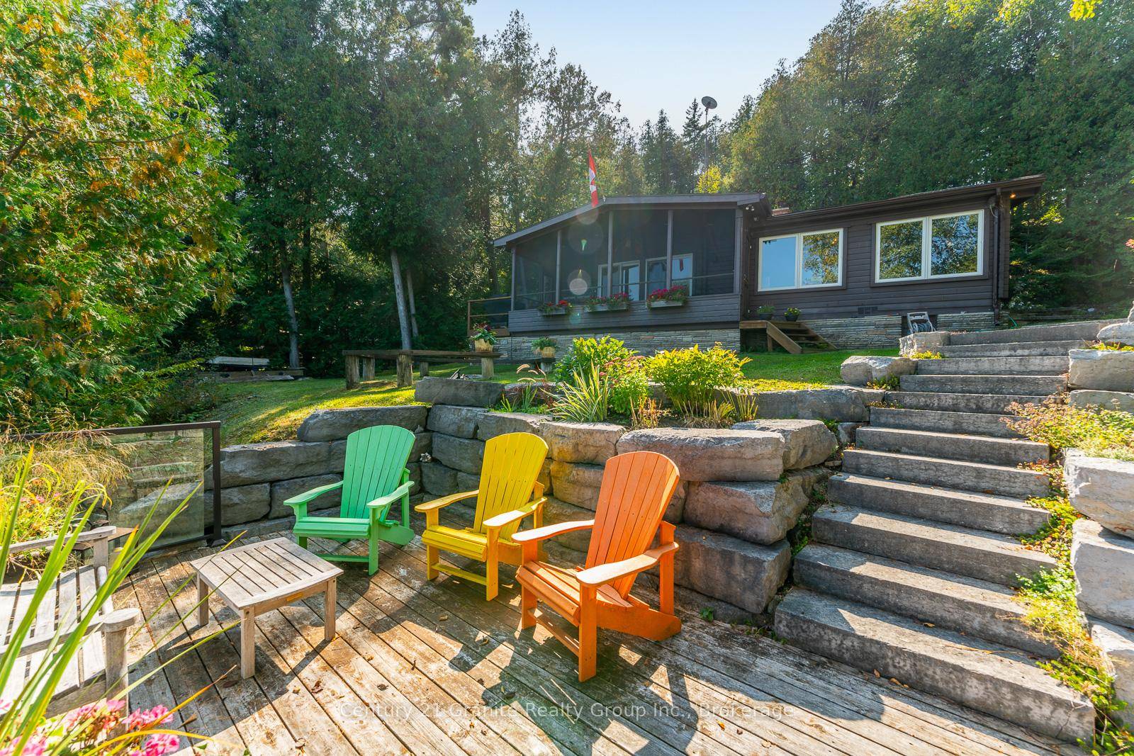 Mid Century Modern Cottage Charm on Four Mile Lake !