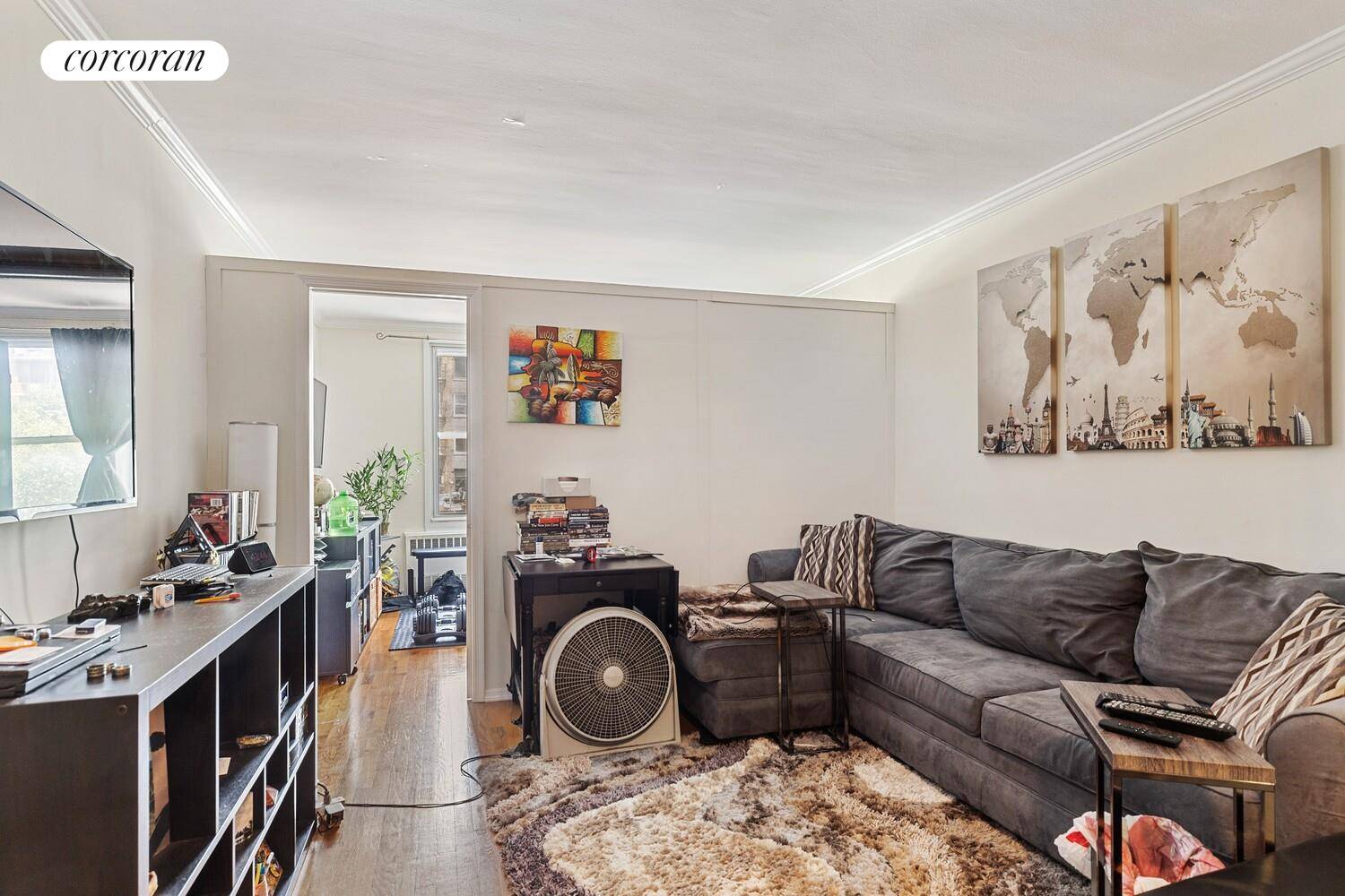 25 West 13th Street 3FN Convertible 2 Bedroom with Private Parking Greenwich Village Rare opportunity at a spacious convertible two bedroom home in the heart of Greenwich Village, complete with ...