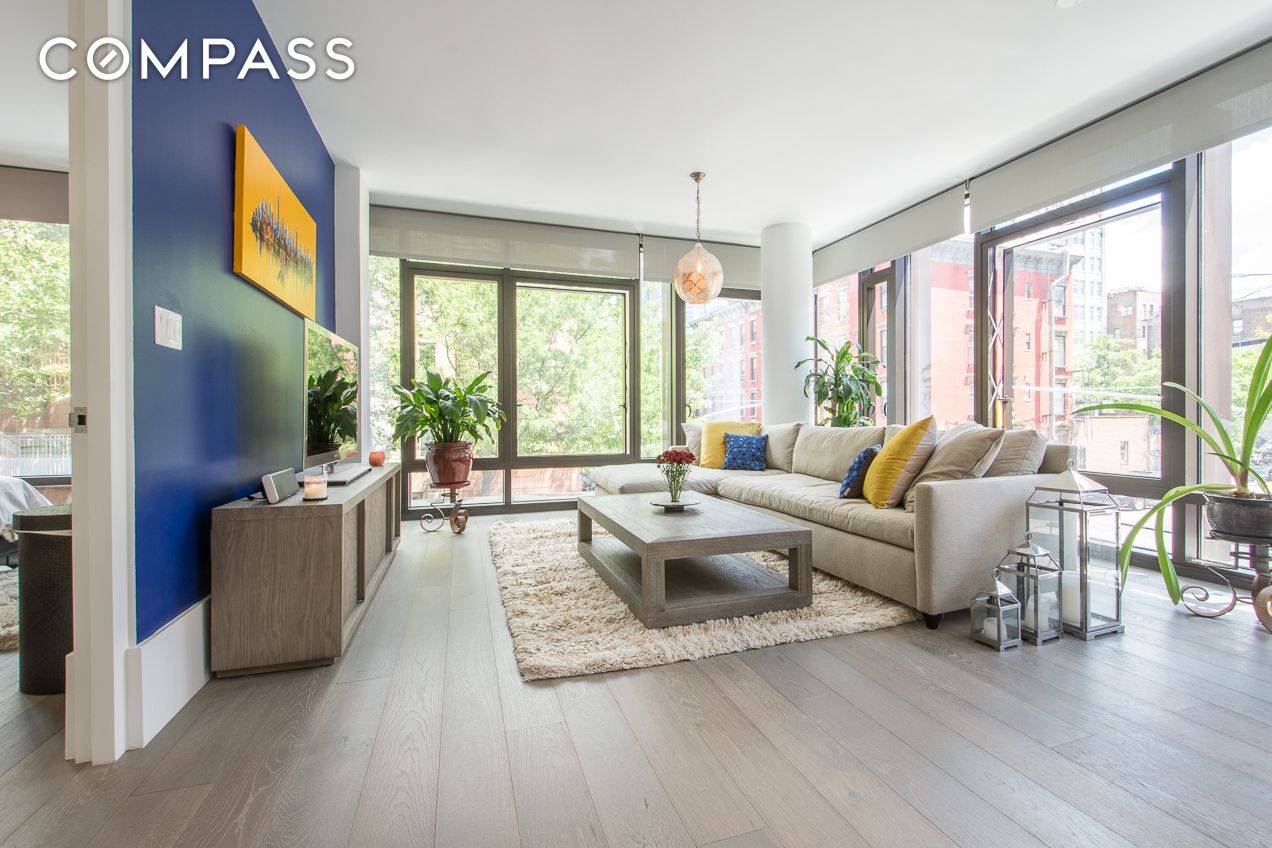 In the heart of South Williamsburg's thriving waterfront community, the Oosten s best 2 bedroom corner unit is now available for sale.