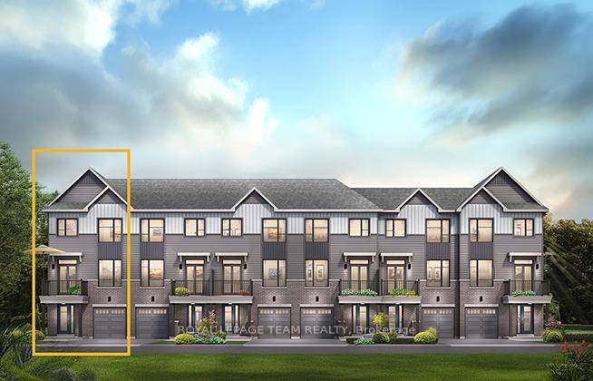 The Dawson End is located on the end of the Avenue Townhome Block, allowing for more natural light in your home.