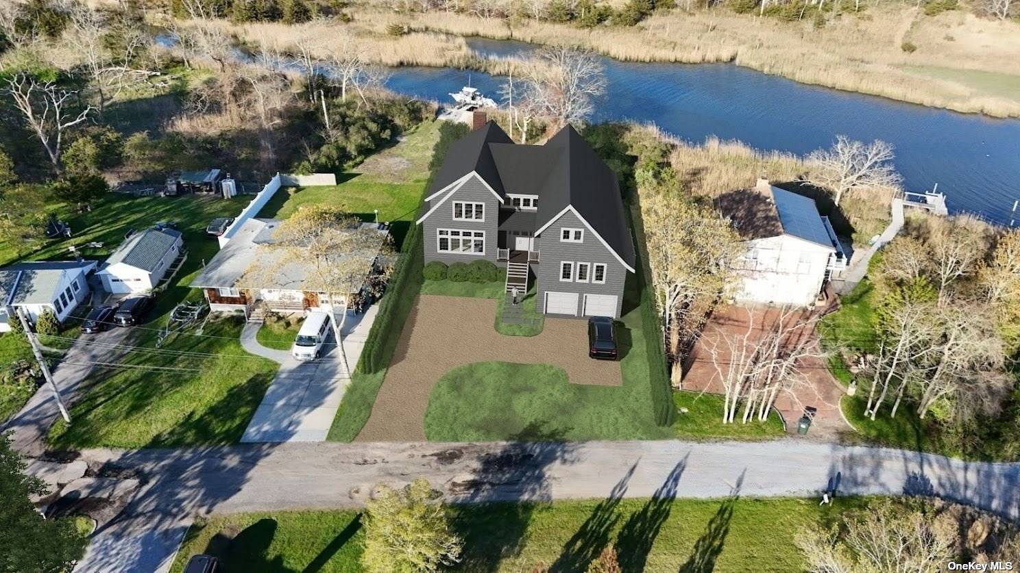 Build your very own Hamptons dream home with all of the bells and whistles on this south of the highway totally cleared.