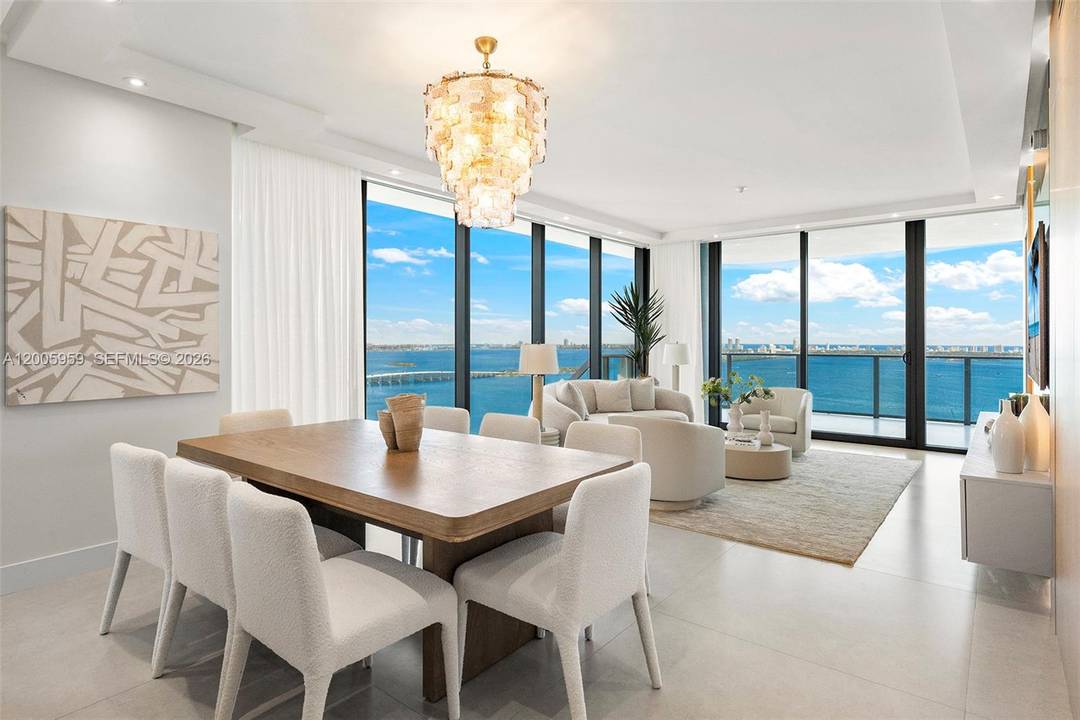 Welcome to your COMPLETELY REIMAGINED northeast corner residence at Aria Reserve South on the 32nd floor with forever unobstructed Biscayne Bay and ocean views from an expansive terrace.