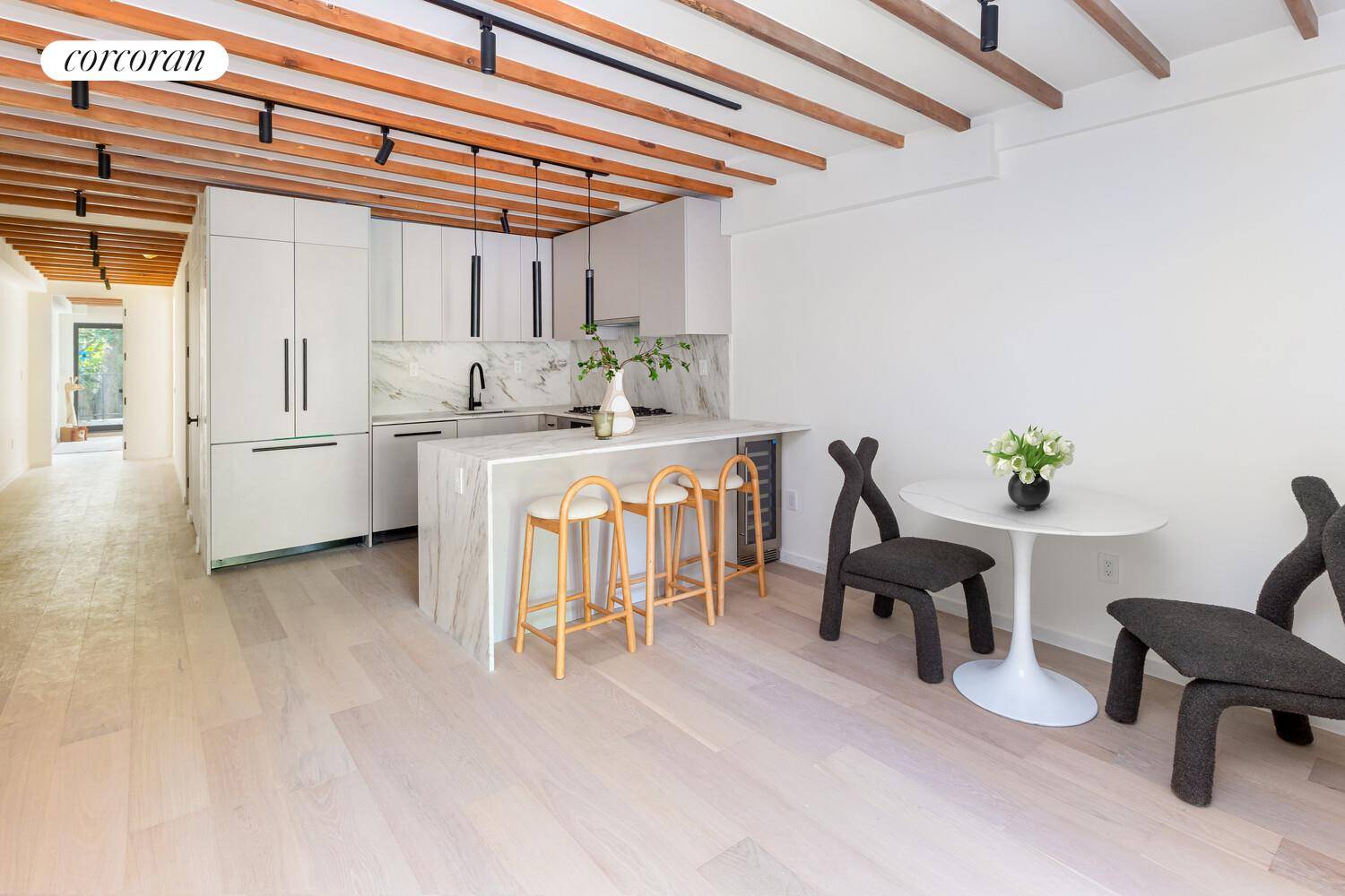 Welcome to Unit 2 at 974 Bergen Street, a meticulously crafted 1, 174 SF residence where timeless brownstone character meets contemporary design.