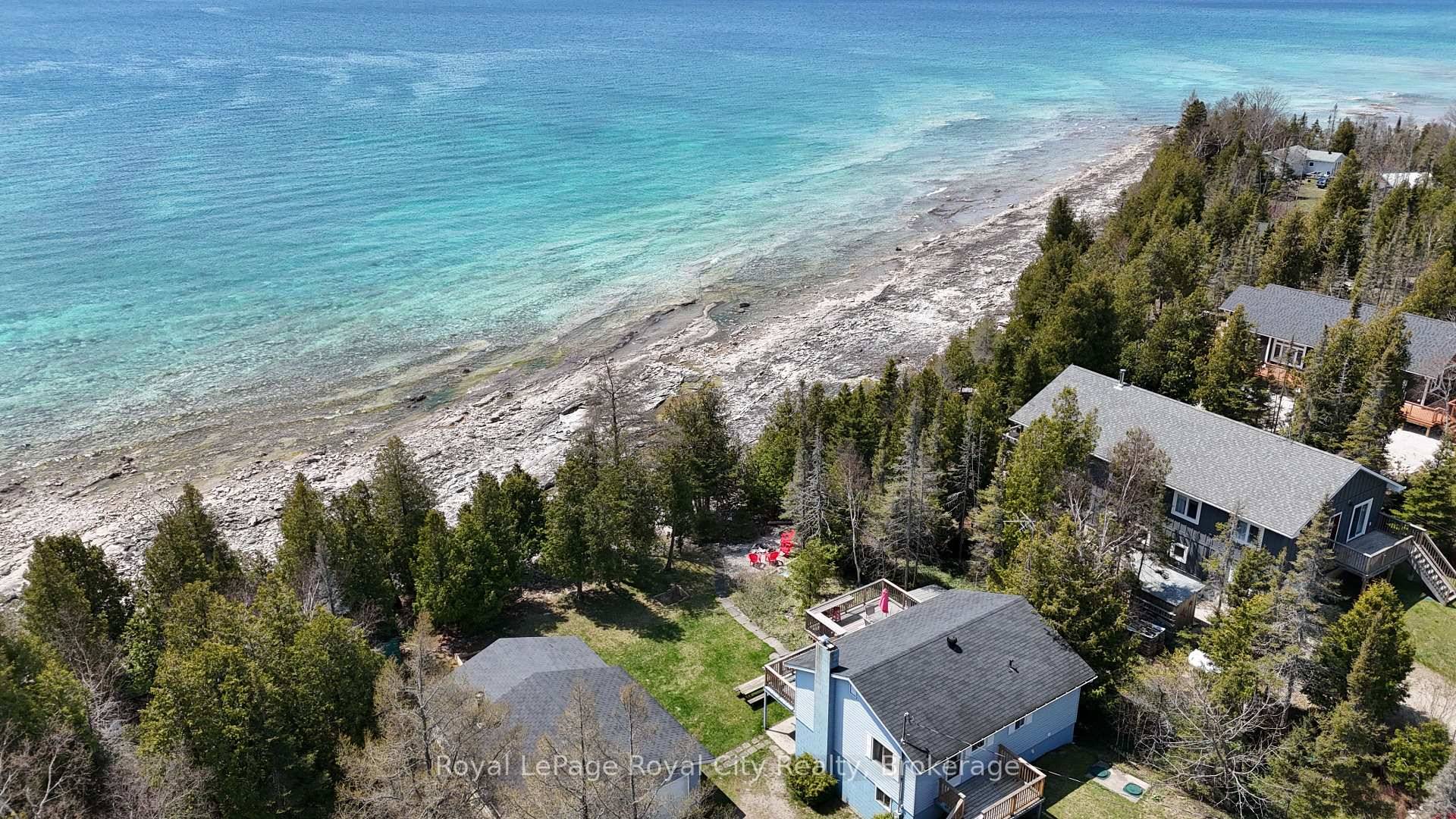 Welcome to waterfront living on the Bruce Peninsula at 1100 Dorcas Bay.