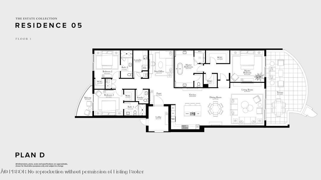 Move In This Spring. Residence 105D Terrace is a one of a kind floorplan.