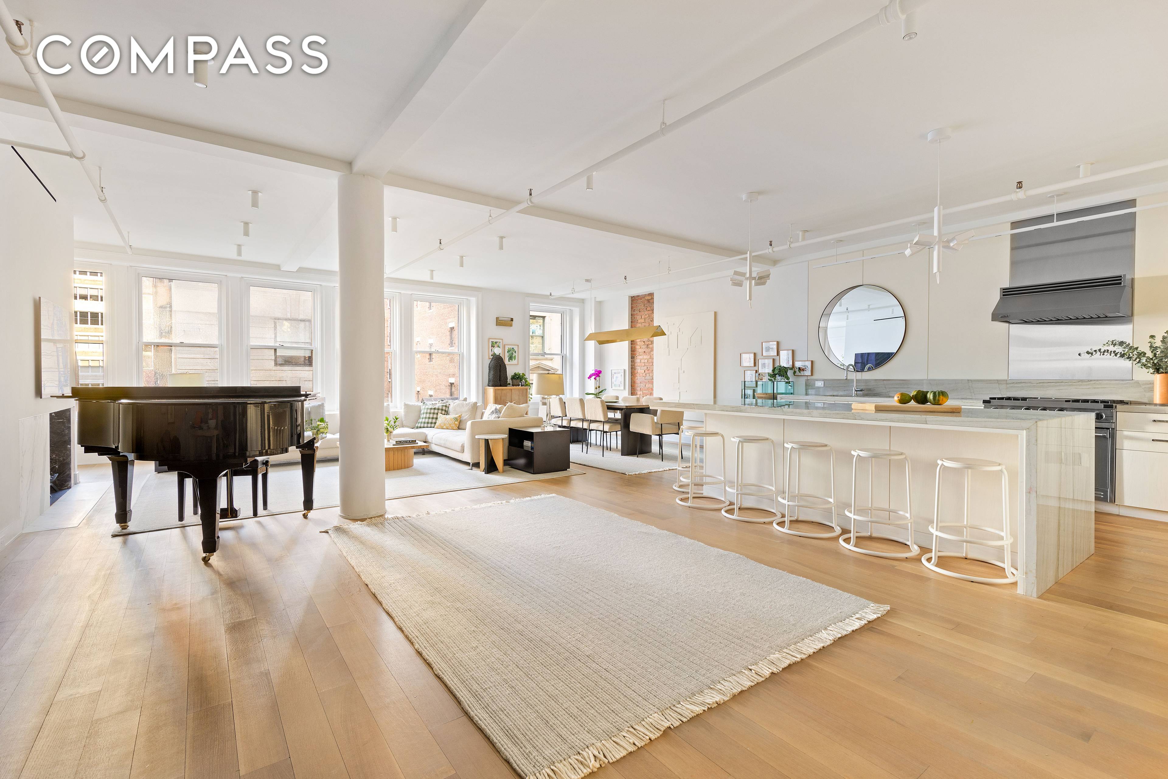 This Flatiron triple mint full floor loft was just exquisitely renovated, showcasing great light and city views.