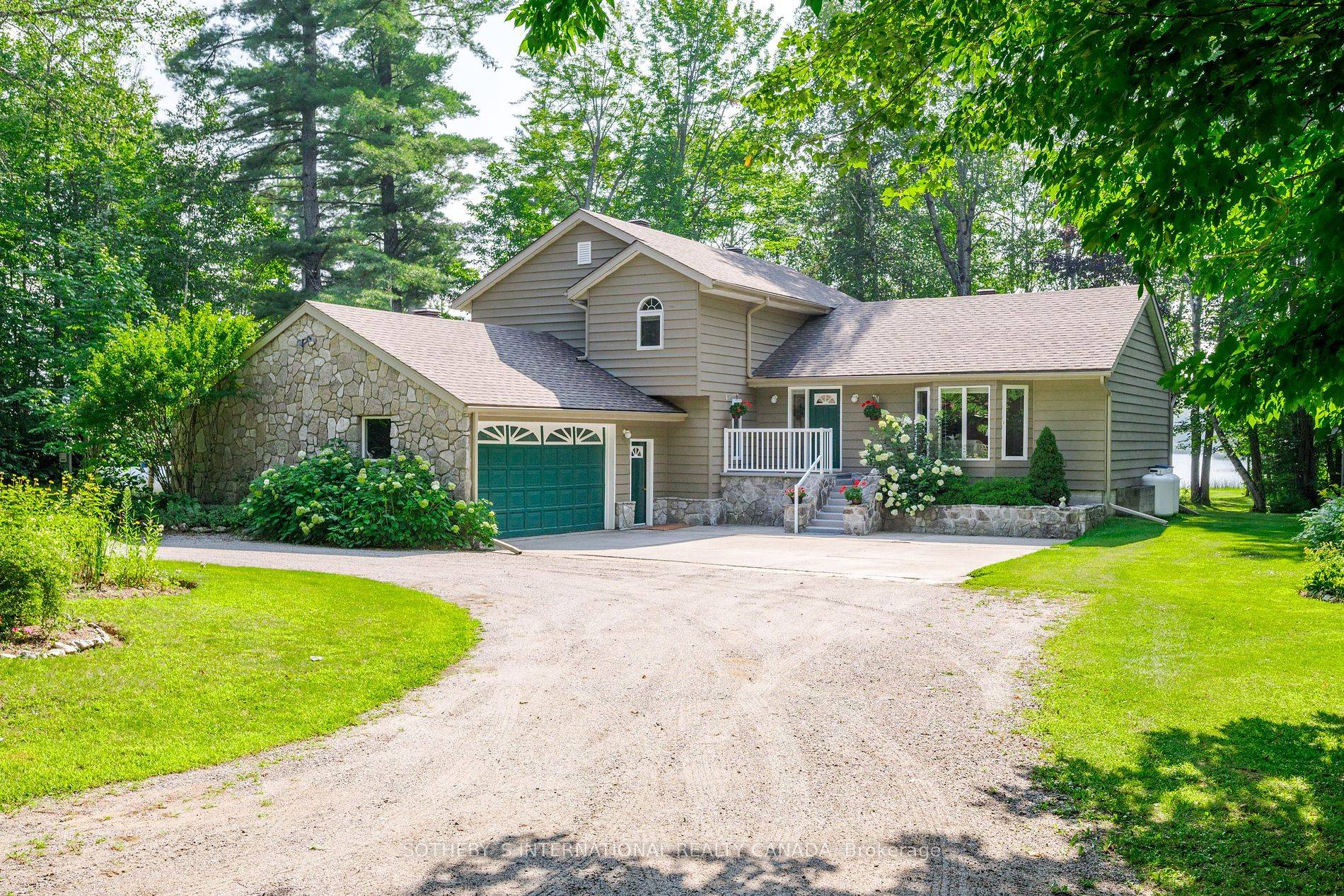 A westerly exposure on peaceful Tait Lake in the desirable, historic L' Amable area, illuminates this well tended year round home or cottage on a 220 ft waterfront with dock ...