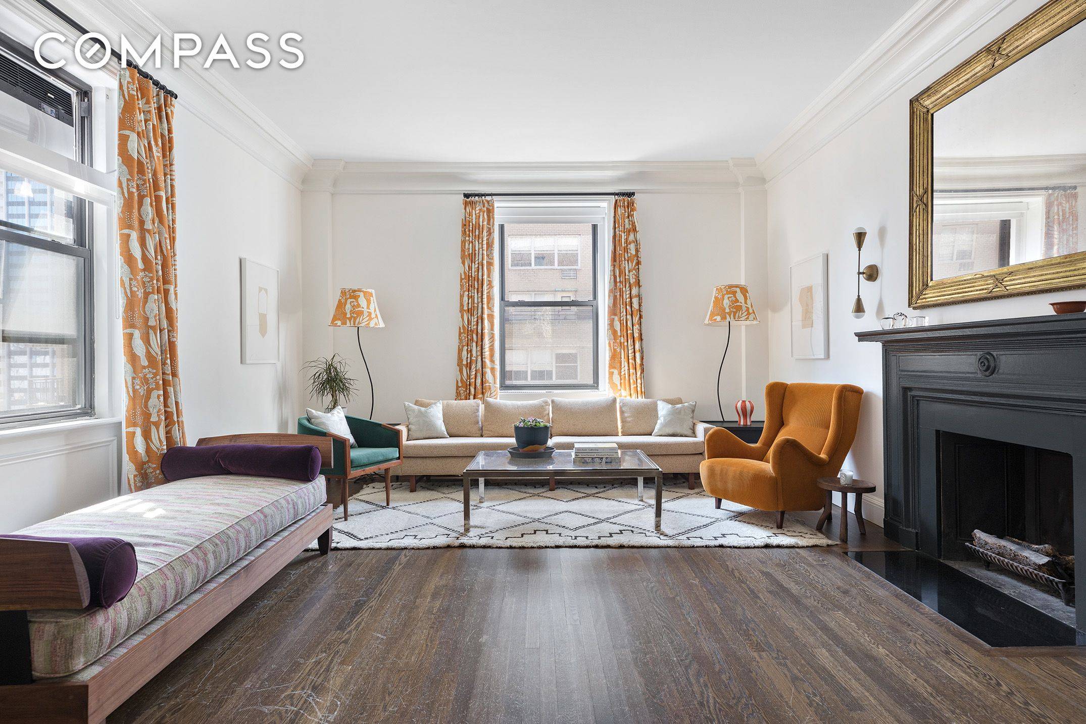 Grand and elegant pre war proportions and detailing abound throughout this fully renovated peninsula 6.