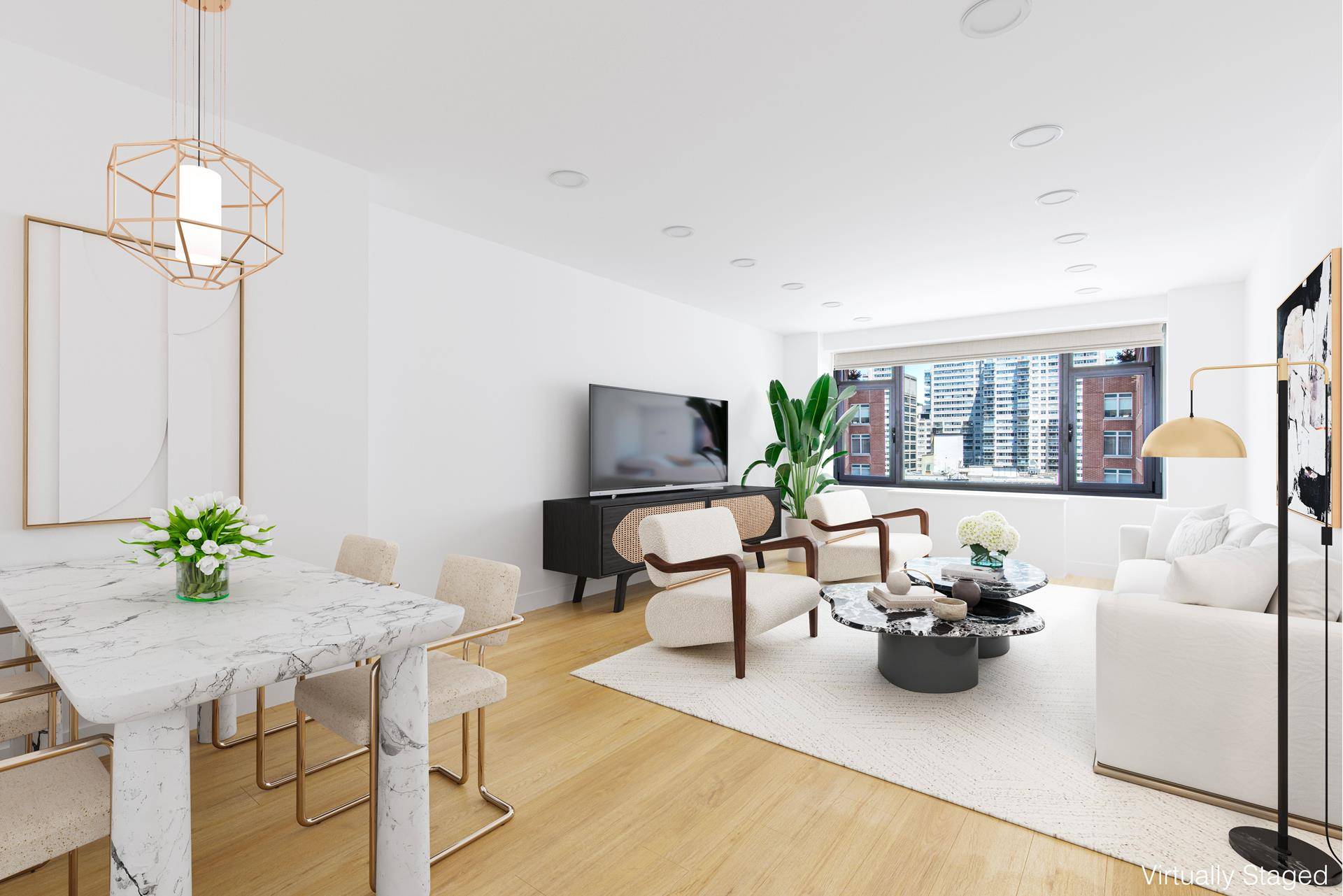 NEWLY RENOVATED MINT THREE BEDROOM HOMEMove right into this beautiful corner three bedroom, two and a half bath home located on a high floor in the luxurious Lenox Hill area ...
