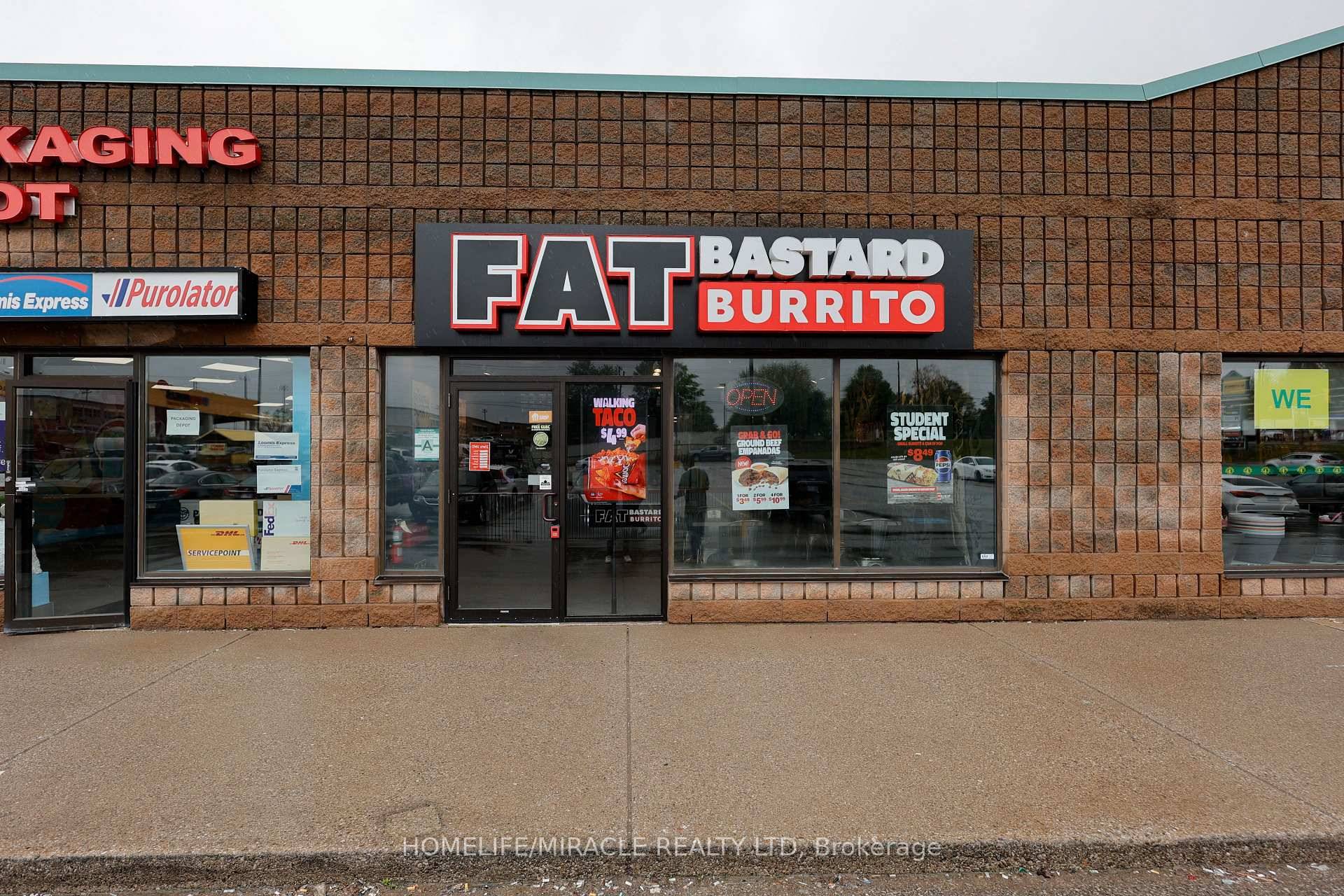 Fat Bastard Burrito Business in Brantford, ON is For Sale.