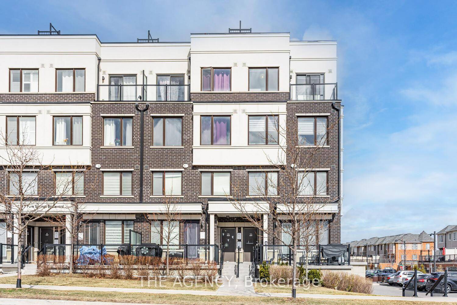 Experience modern townhome living in the desirable Duffin Heights community, known for its urban amenities and convenient access.