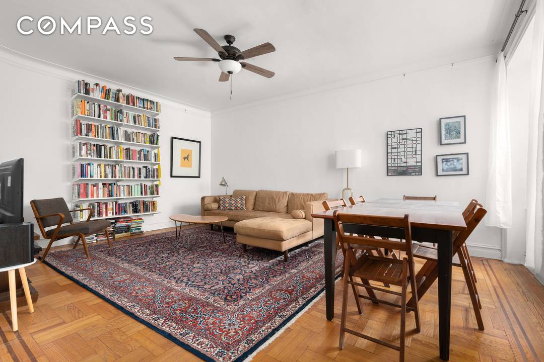 Residence 4N at 71 Ocean Parkway is a bright and inviting home set within a charming pre war Art Deco building.