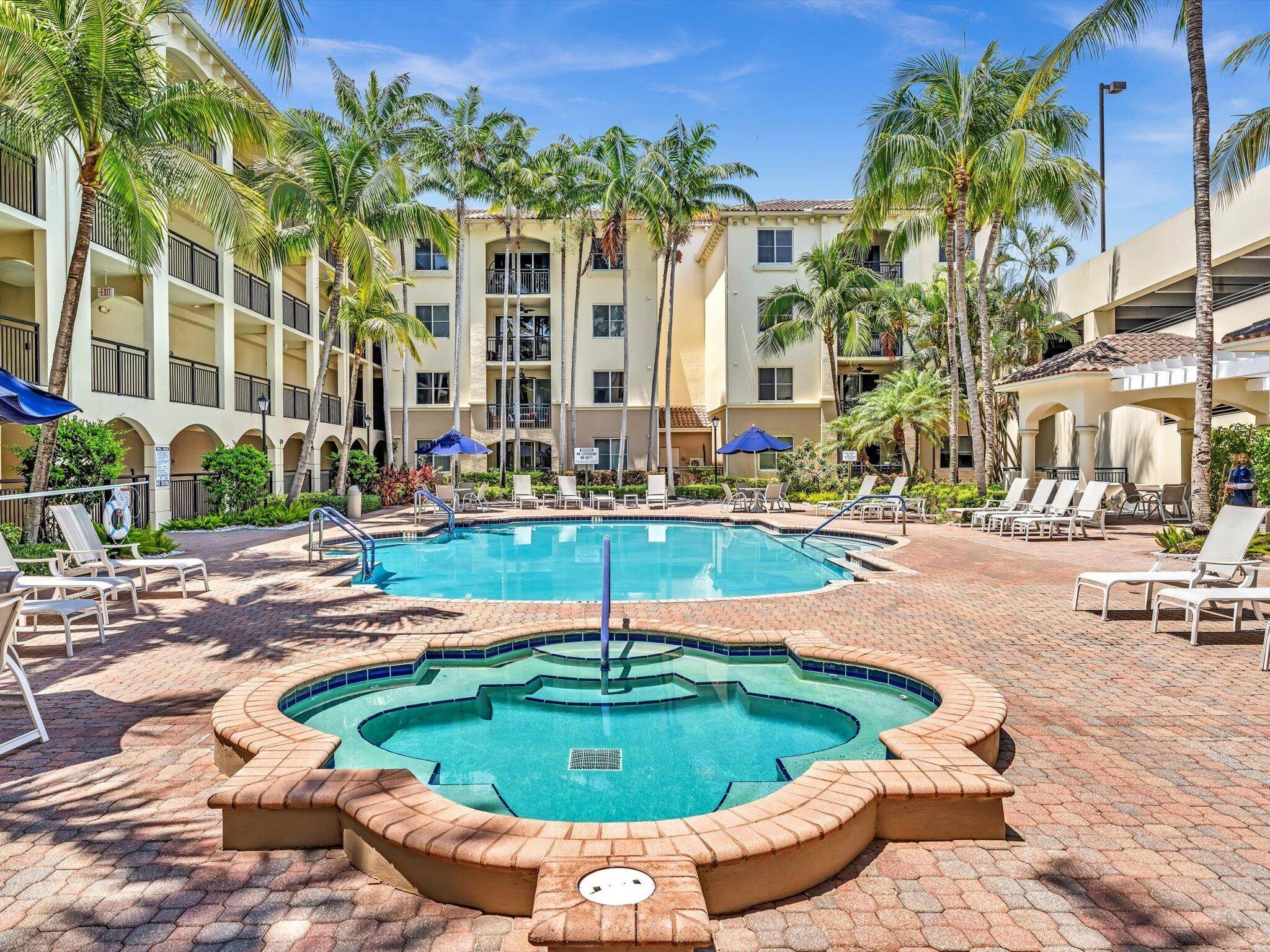 Meticulously maintained, spacious split 3 bedroom, 2 bath condo located in the resort style San Raphael building at Renaissance Commons in the heart of Boynton Beach.