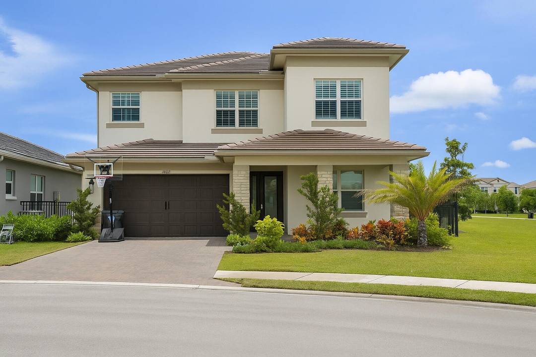 Step into luxury living with this stunning two story home, built in 2023, and nestled on a corner lot with no neighbors to the left.
