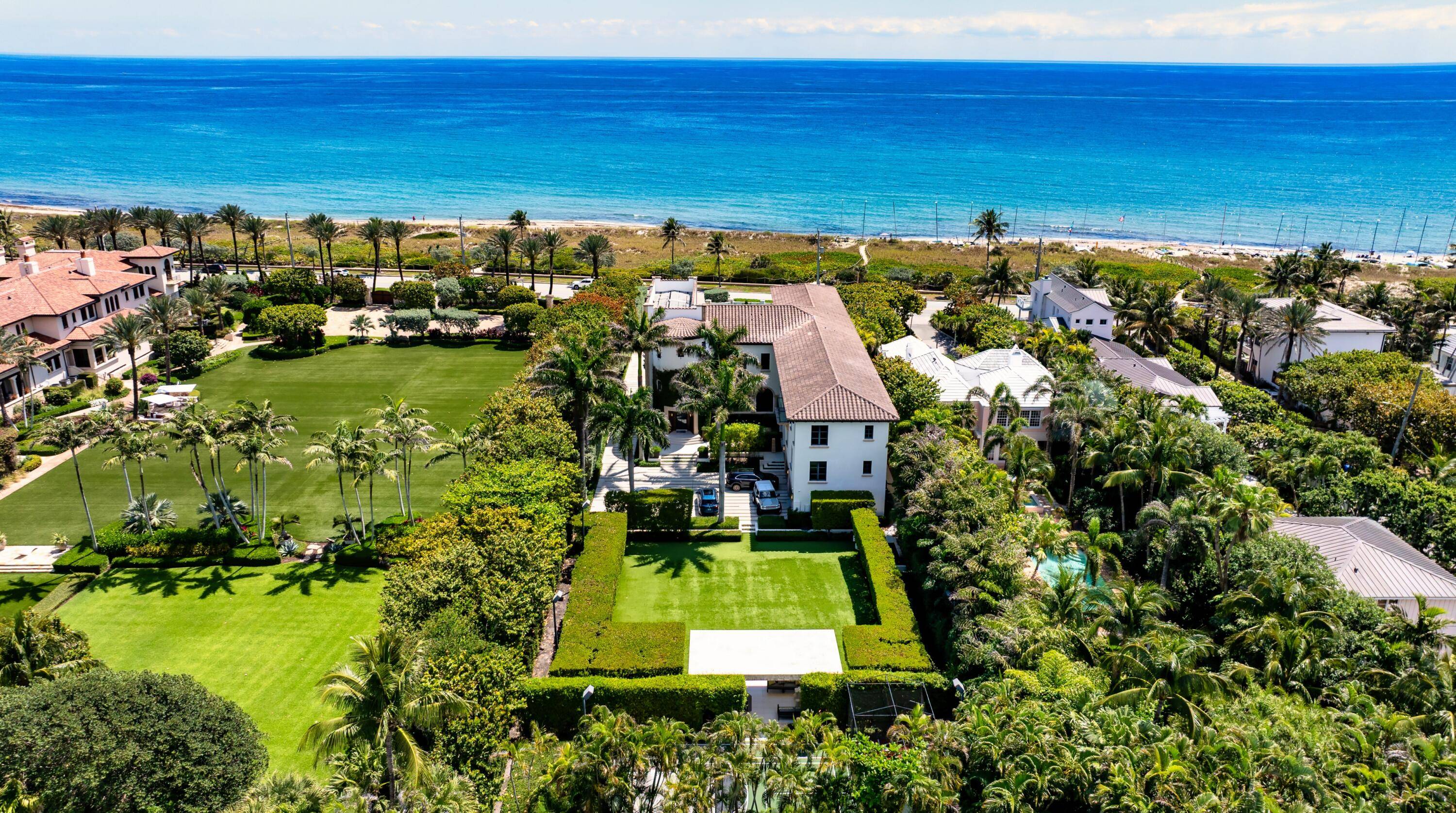 Rich elegance sets the stage for living by the ocean in high style resort luxury.