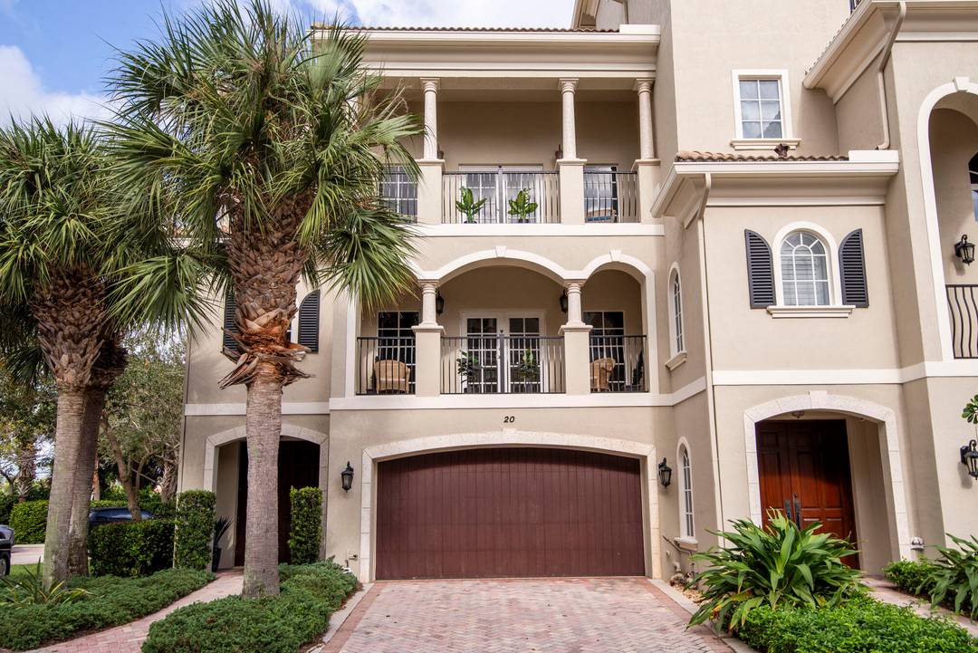 3 Bed 3. 5 Bath Multi level townhome with Elevator in gated Tierra Del Sol, one of Jupiter's best kept secrets.
