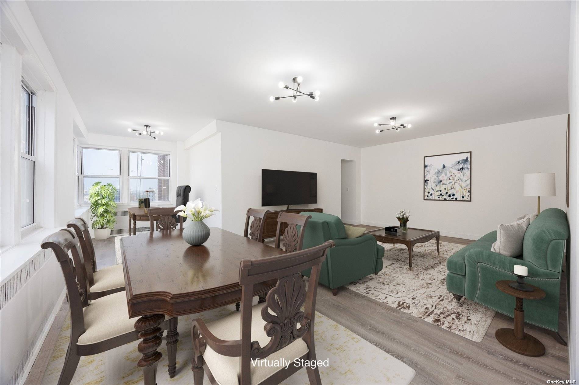 Fully renovated 1 bedroom, 1 bathroom apartment that can easily be converted to a 2 bedroom home !