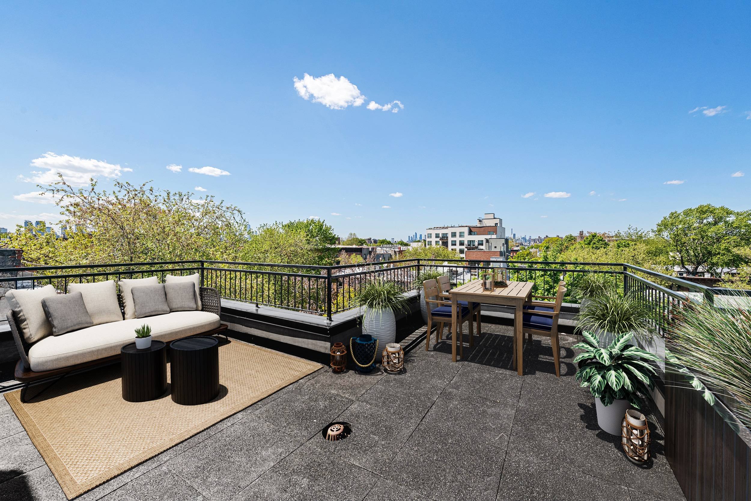 Bed Stuy's Golden Penthouse with Skyline Views!