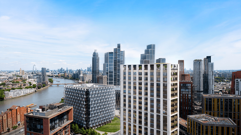 The Arundel 2 Bedrooms, 2 Bathroom & Balcony at Nine Elms, SW11.