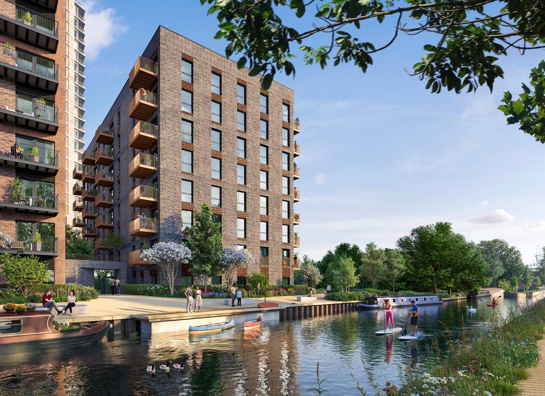 Peninsula House I Grand Union – Two Bedroom Seventh Floor Apartment with Balcony and Canal/River Views